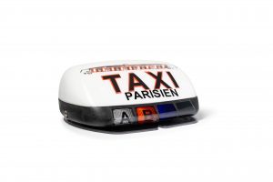 White taxi light three fares Starplast Taxi light three fares