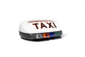 White taxi light four fares Starplast Taxi light four fares
